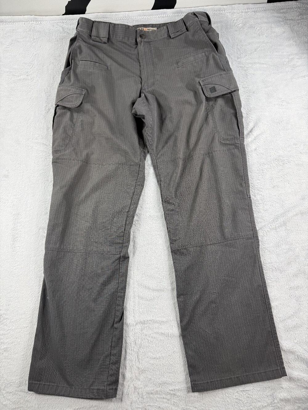 5.11 Tactical Pants Mens 34x32 Stryke Gray Cargo Work Outdoor Casual Hiking